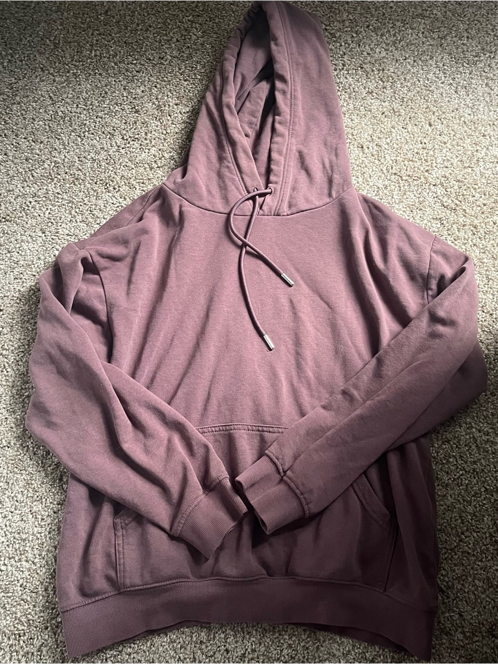 H&M Dusty Mauve Hooded Sweatshirt